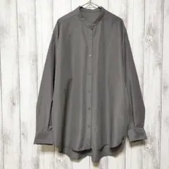 GU ジーユー (M)　バックスリット ボリュームスリーブシャツ