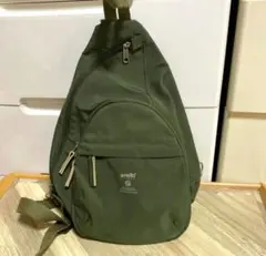 anello オリーブグリーン スリングバッグ