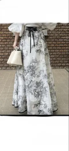 FRIFUL フローラル プリントスカート ロングスカート