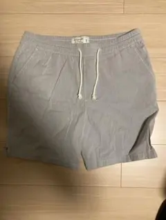 Abercrombie & Fitch グレー ストライプ ショートパンツ M