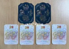 ディズニー　ファンタジースプリングス　ダッフィー　20周年　ステッカー　6枚