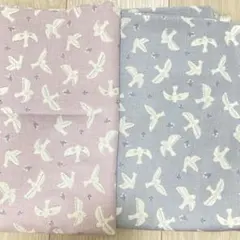 KOKKA　鳥柄　計約2.5m 2枚まとめ売り