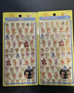 正規品　ボンボンドロップ　ミニ　くまのプーさん　ディズニー　シール
