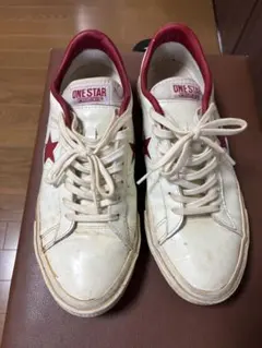 Converse One Star スニーカー ホワイト/レッド　サイズ27.5