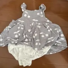 チェリー柄ノースリーブワンピース 95cm