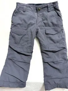 キッズ　グレー カーゴパンツ 90㎝　コムサイズム