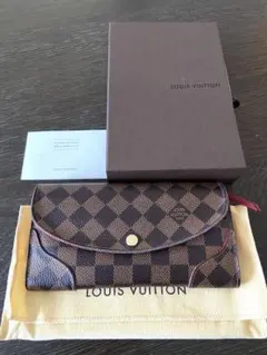 LOUIS VUITTON ダミエ エベヌ ポルトフォイユ サラ 長財布 正規品
