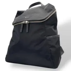 美品 agnes b アニエスベー ナイロン リュック ブラック ポーチ付き