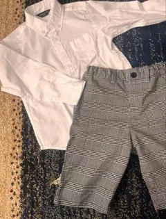 COMME CA ISM コムサイズム　シャツ　ズボン　セット　100サイズ