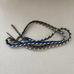 ajew レザー編み込みショルダーストラップ