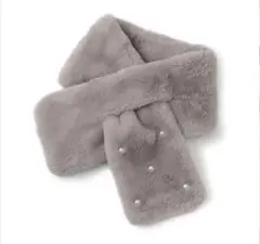 最終お値下げ新品タグ付ポンポネットジュニア パールつきフェイクファーティペット