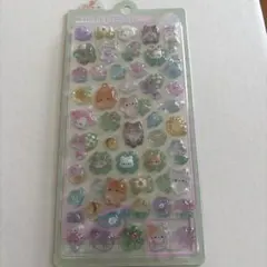 ボンボンドロップシール　ねこねこ