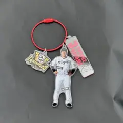 阪神タイガース シークレット 優勝ロゴワイヤーアクリルキーホルダー 大山