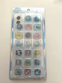 あわわちゃん　キラコロ　おはじきシール　プチドロップステッカー