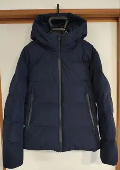 良品 ユニクロ シームレスダウンパーカー 3Dカット ネイビー Mサイズ