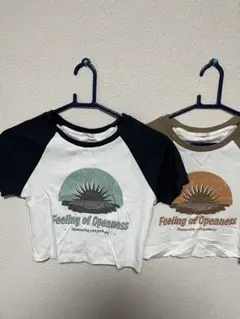 GU Tシャツ　 Sサイズ　ショート丈　2枚セット
