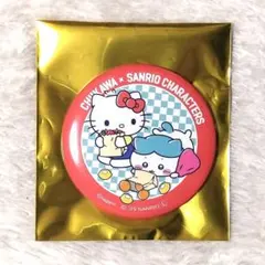 ちいかわ×サンリオ トレーディング缶バッジ ハチワレ＆キティ