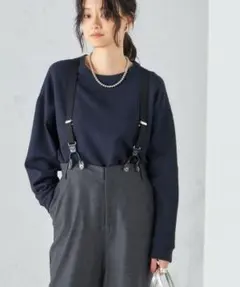 SHIPS for women ガゼット ジョーゼット プルオーバー ネイビーのサムネイル