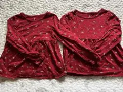 baby GAP 花柄長袖Tシャツ　5years 双子