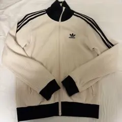 adidas アディダス ホワイト ワッフル トラックジャケット