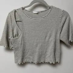 RETRO GIRL ボーダー 半袖 カットソー