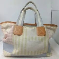 BALLY トートバッグ ベージュ グリーン