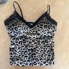 ヒョウ柄 キャミソール
