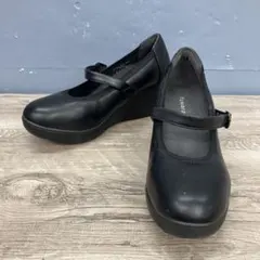 3F fuwaraku フワラク アンクルパンプス 23cm 3E 幅広 防水