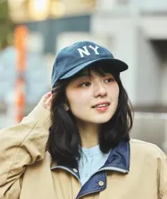 新品 FREAK'S STORE 別注 ネイビー フェルト ロゴキャップのサムネイル