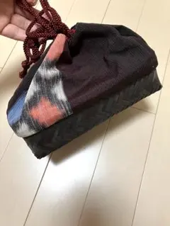 巾着かご(絣)