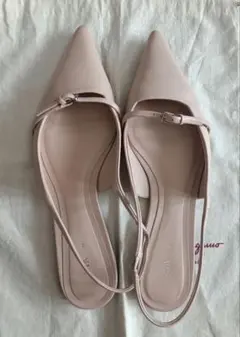 りんご様専用！セール！美品♡ZARA♡レザー 本革 ミュール サンダル フラット