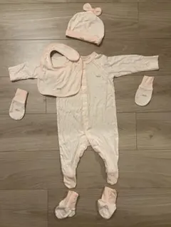 Nous 新生児用竹綿セット 7点セット