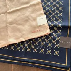 未使用　セリーヌ　ハンカチ2枚セット　マカダム　総柄　CELINE トリオンフ