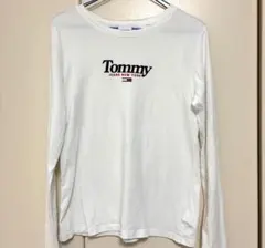 Tommy Jeans ホワイト長袖カットソー