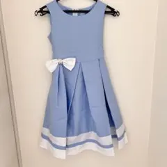 子供用ドレス　140 イベント　発表会　コスチューム　フォーマル　リボン