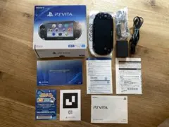 美品　PSVITA2000ブラック　動作確認済み　箱付き付属品あり