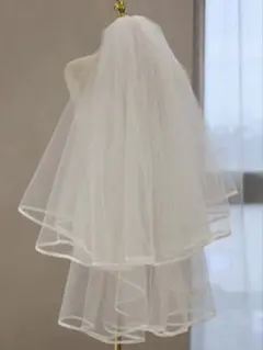 結婚式 ベール ショートベール