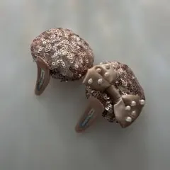 ミニー パッチン スパンコール ピンク