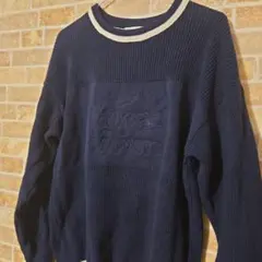 CHEMISE LACOSTE ネイビー ニットセーター
