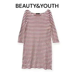 BEAUTY&YOUTH レディース カットソー ボーダー コットン 日本製
