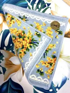 ★ FEILER フェイラー　ハンカチ ミモザソラーレ