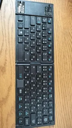 ELECOM Bluetoothキーボード 折りたたみ式 ブラック