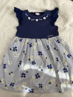 MIKIHOUSE 花柄ワンピース 110cm
