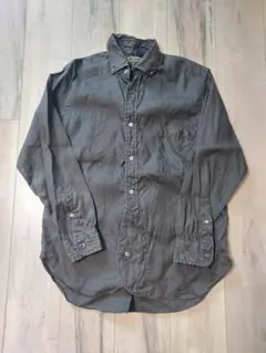 ナイジェルケーボン ヘンプリネン オフィサーシャツ サイズ46