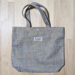 KALDI　カルディ　トートバッグ　ウィンターバッグ　ツイード