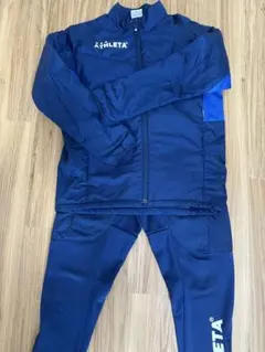 ATHLETA ネイビー ピステ・ウィンドブレーカー上下150