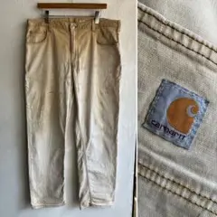 USA carhartt 鬼フェード キャンバス ワークパンツ カーハートのサムネイル