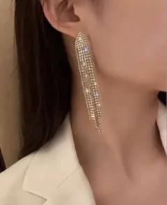 ピアス　ミセスコンテスト　ボディコンテスト　ダンス　ロングピアス　ブライダル