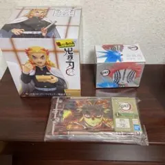 鬼滅の刃 フィギュア ポーチ 煉獄杏寿郎 猗窩座 まとめ売り 3点セット