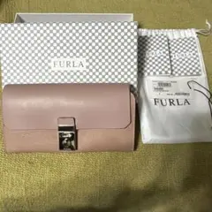 値下げ中FURLA ピンク レザー 長財布